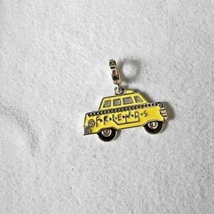 New exclusive FRIENDS TV show Phoebe's Taxi Dangle Charm for jewelry bracelet